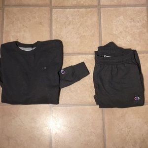 Champion sweat suit